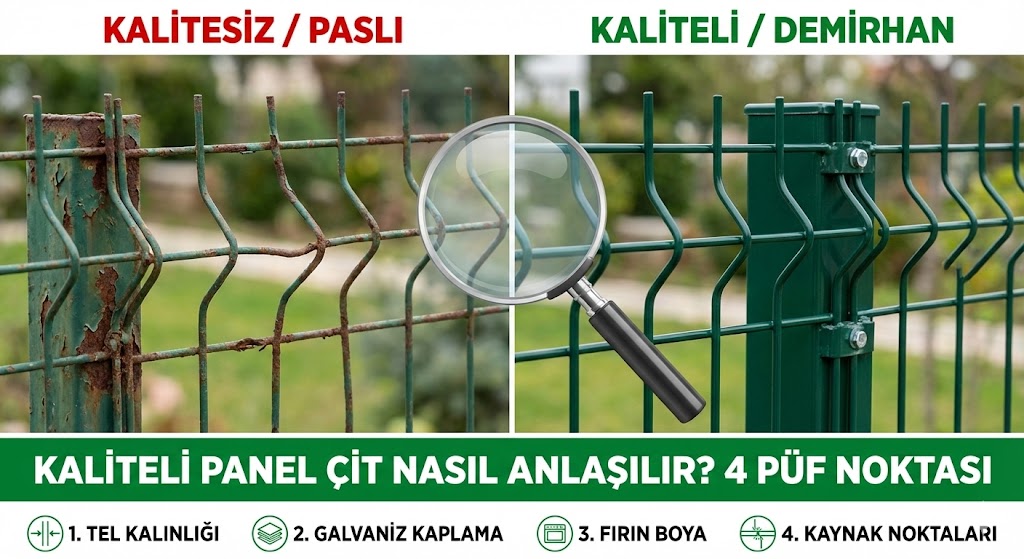 Kaliteli Panel Çit Nasıl Anlaşılır?