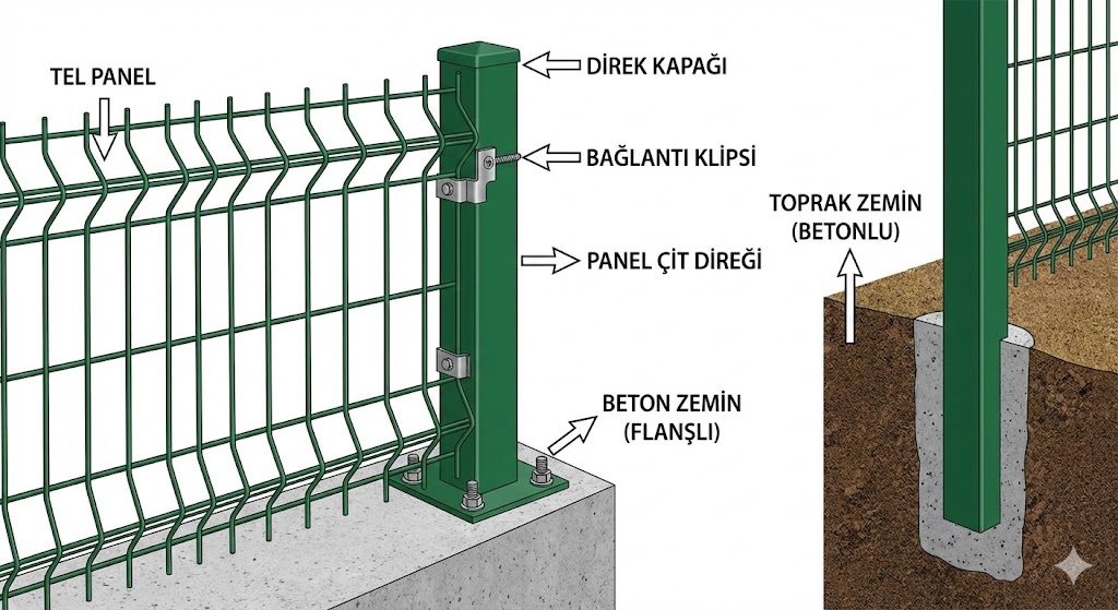 yeşil panel &ccedil;it uygulaması